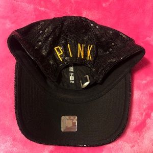 VS Pink Steelers Sequin NFL Hat